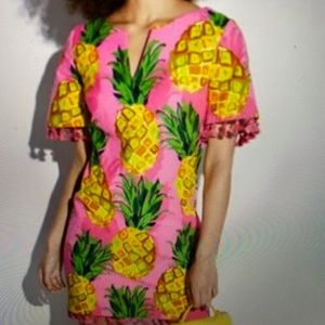 Brand New Trina Turk  Raine tassel dress,